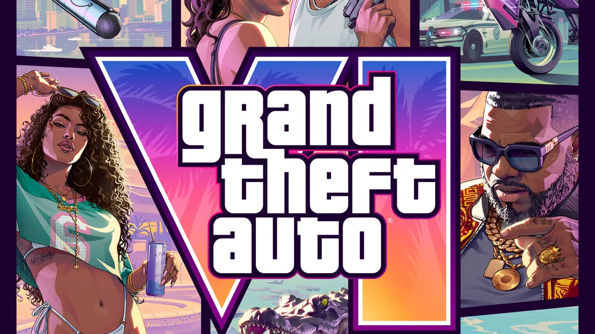 GTA 6 Standard Edition key art with Lucia and the Grand Theft Auto VI logo